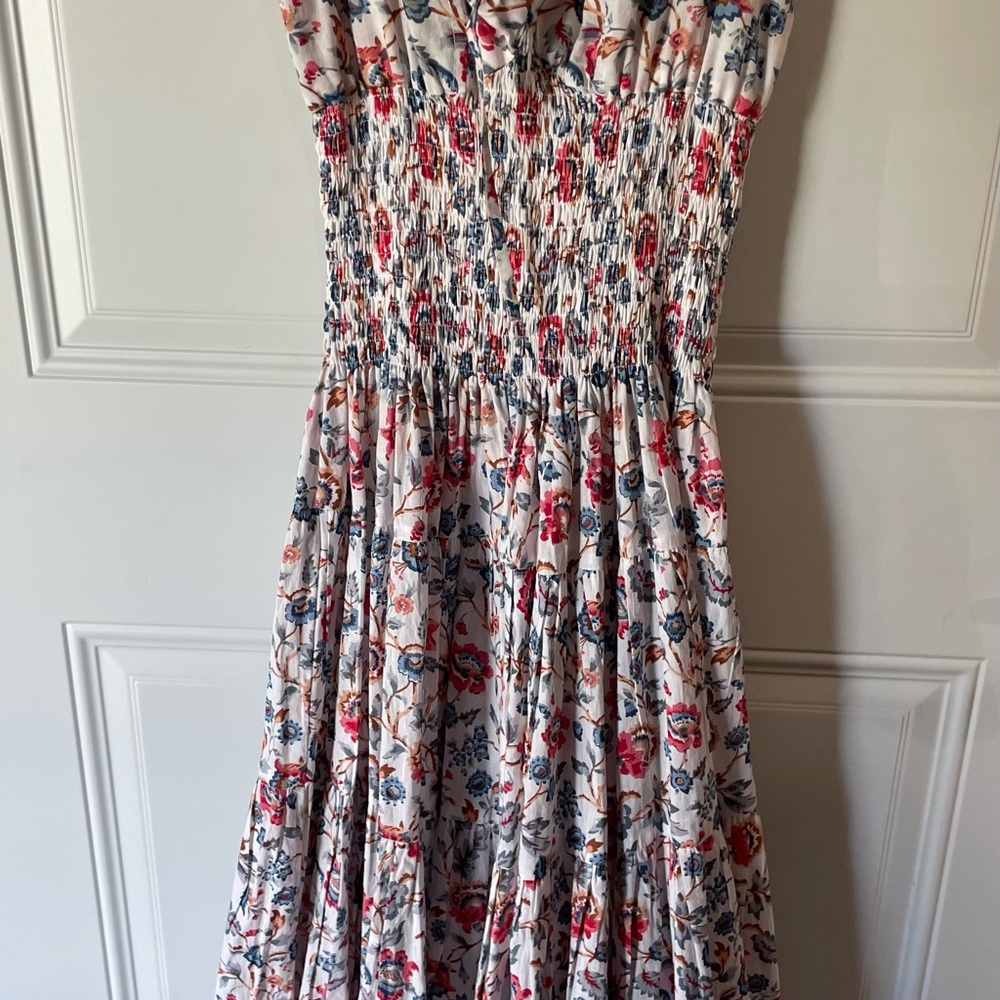 CB Positano Floral Smocked Dress